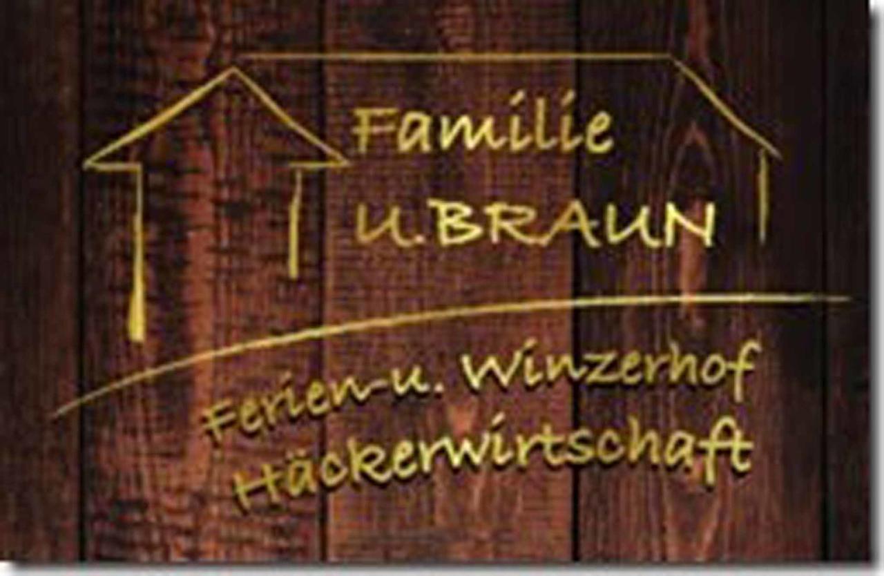 Ferien- Und Winzerhof Ute Braun Nordheim am Main Exterior foto